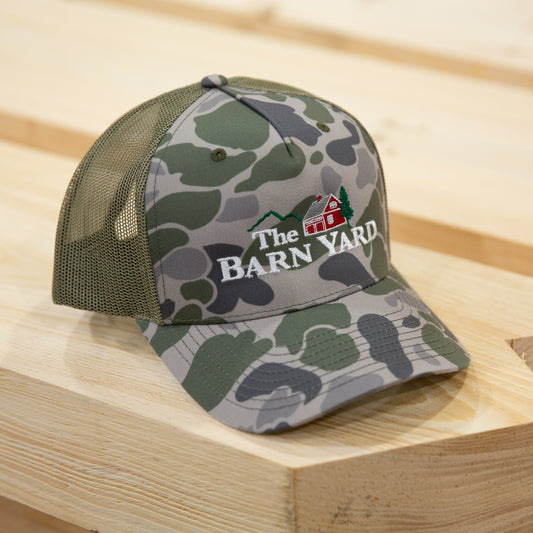 The Barn Yard Camo Trucker Hat