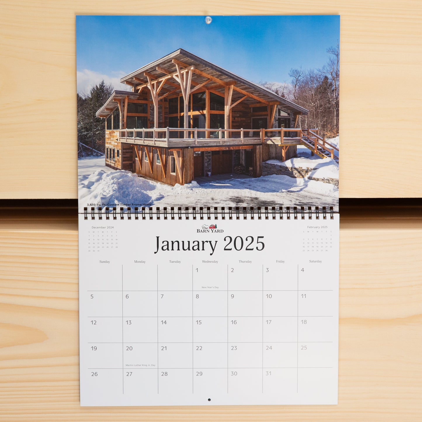 The Barn Yard 2025 Calendar 12x9