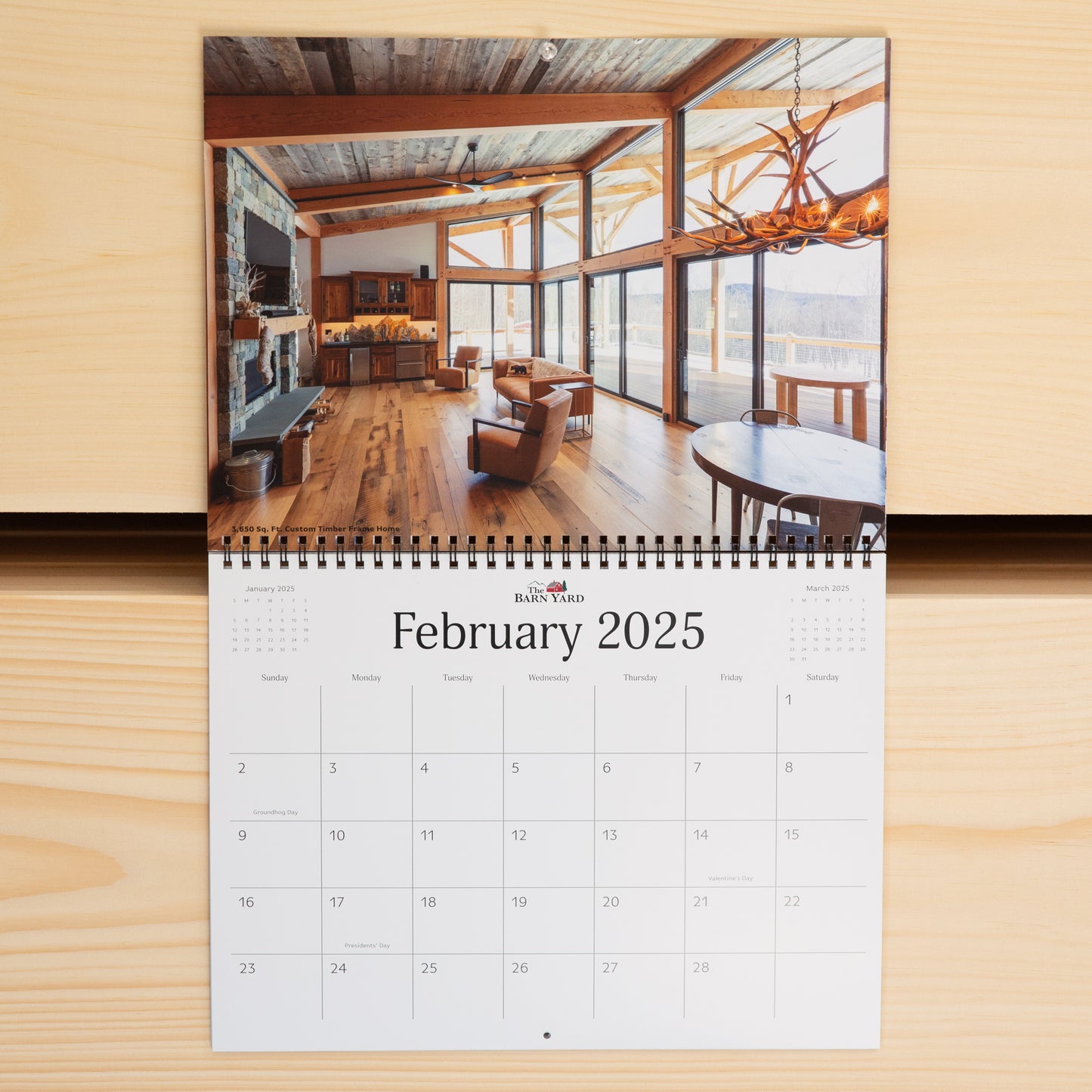 The Barn Yard 2025 Calendar 12x9