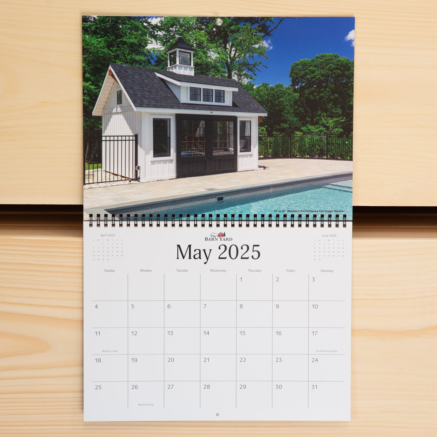 The Barn Yard 2025 Calendar 12x9