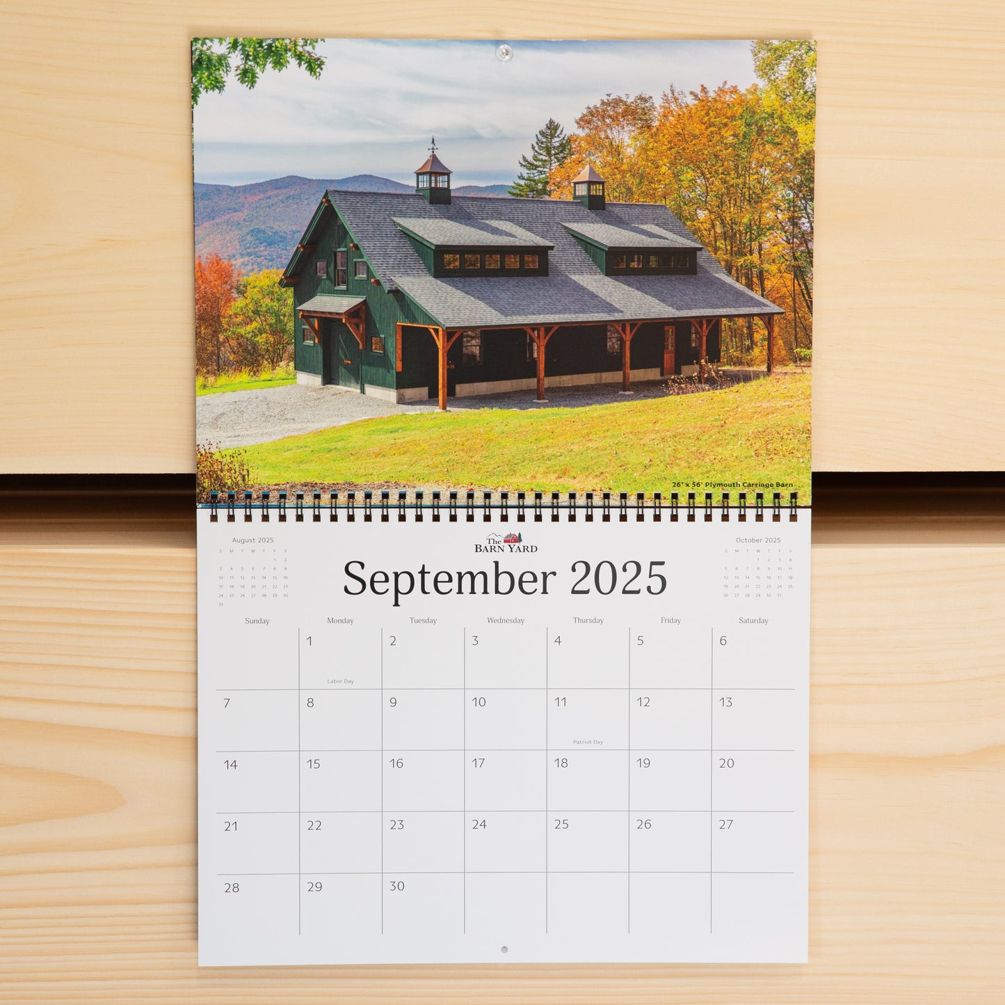 The Barn Yard 2025 Calendar 12x9