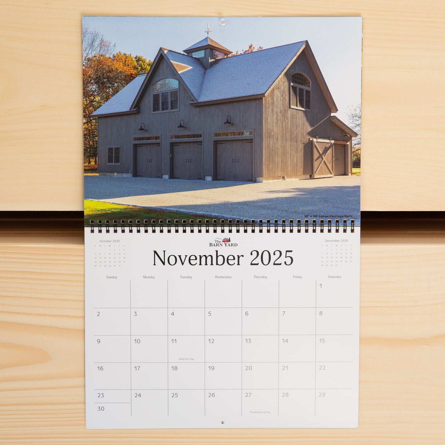 The Barn Yard 2025 Calendar 12x9