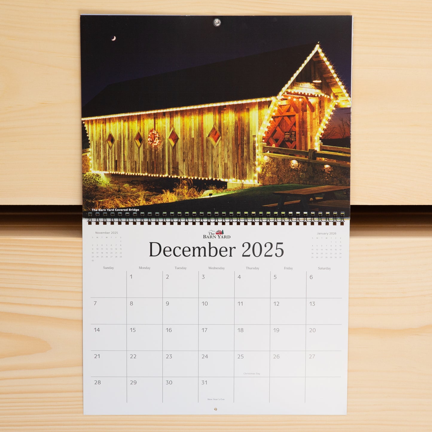 The Barn Yard 2025 Calendar 12x9