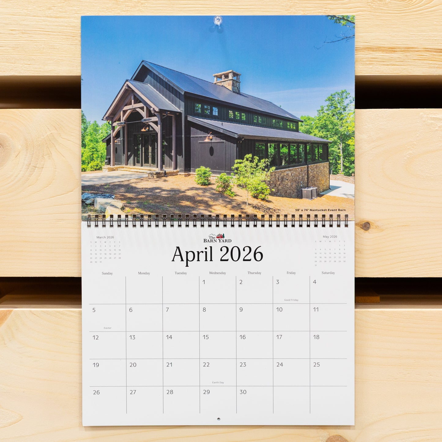 The Barn Yard 2026 Calendar 12x9