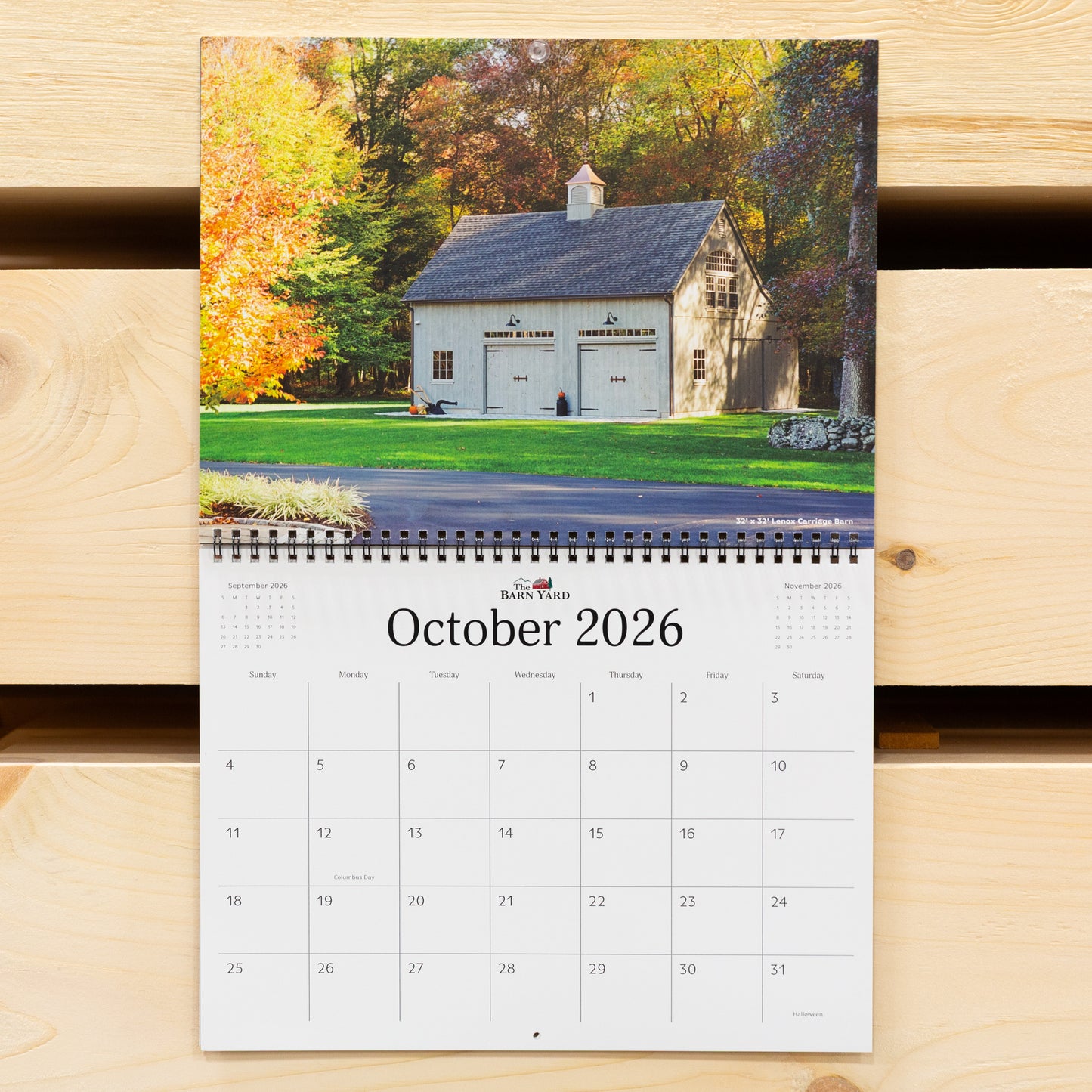 The Barn Yard 2026 Calendar 12x9