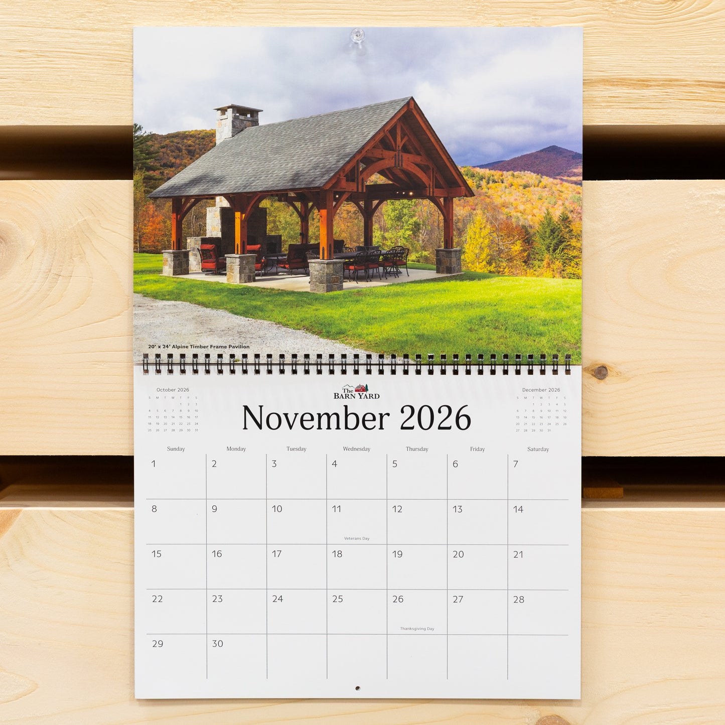 The Barn Yard 2026 Calendar 12x9