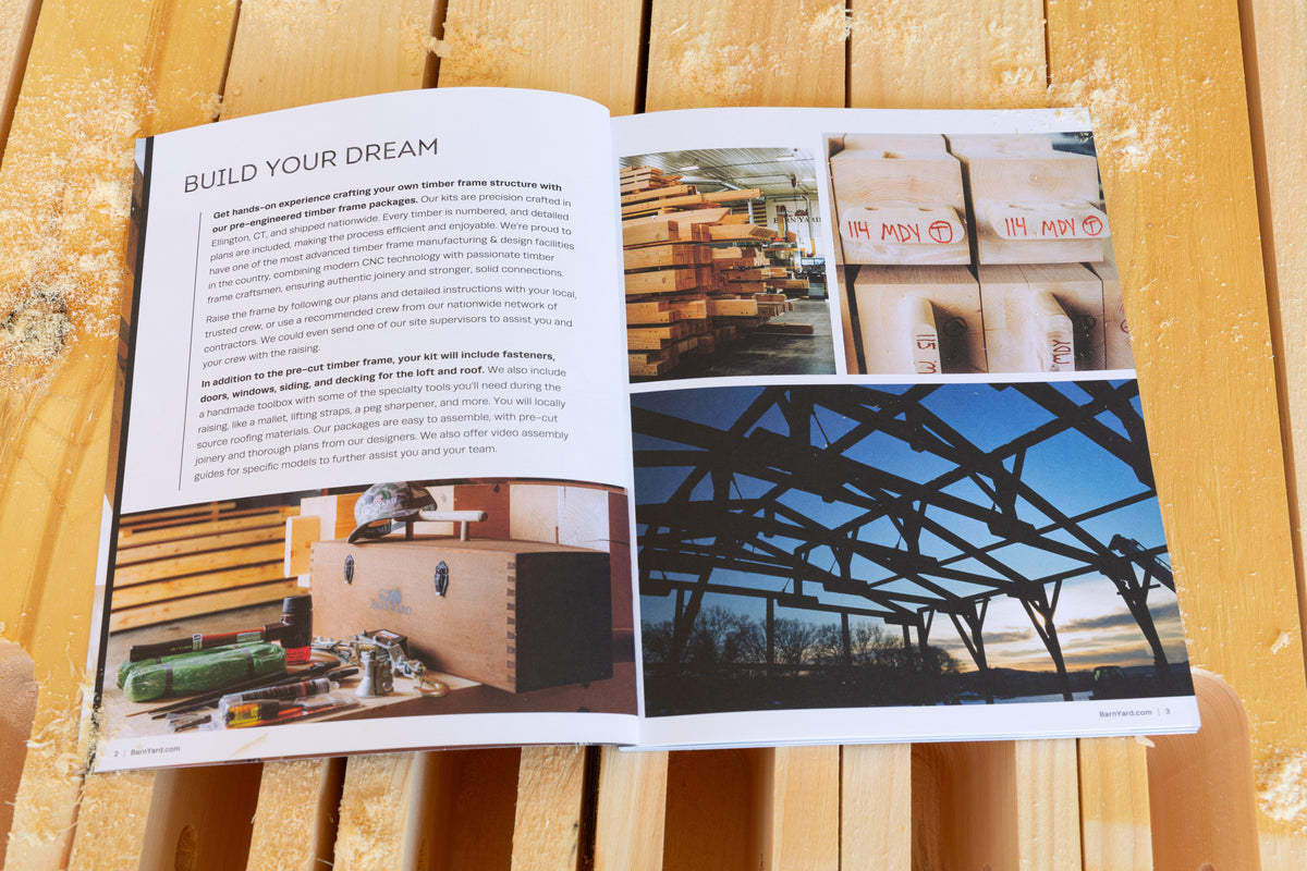 The Barn Yard Timber Frame Kit Catalog 2027