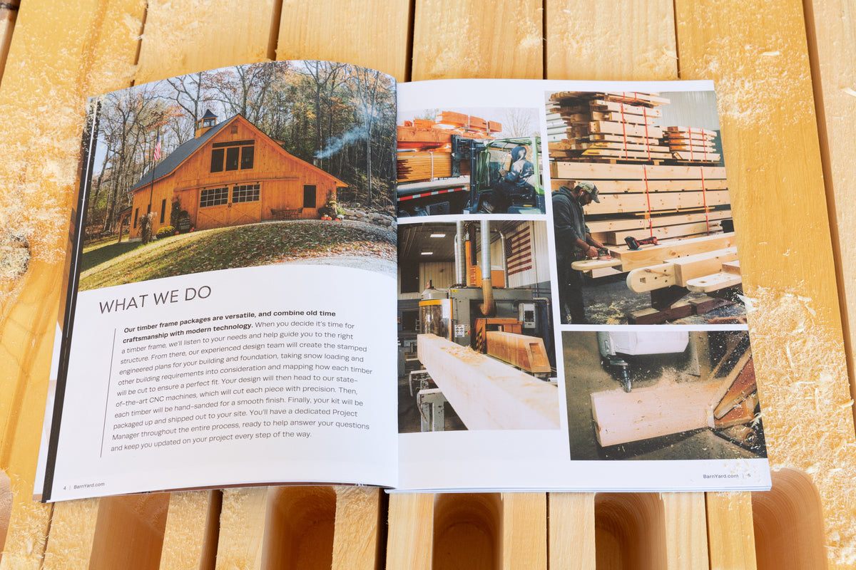 The Barn Yard Timber Frame Kit Catalog 2027
