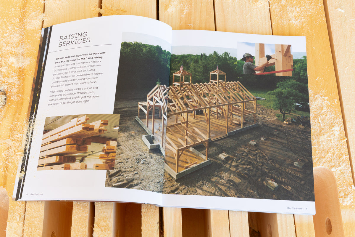 The Barn Yard Timber Frame Kit Catalog 2027