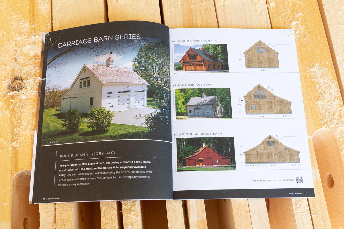 The Barn Yard Timber Frame Kit Catalog 2027