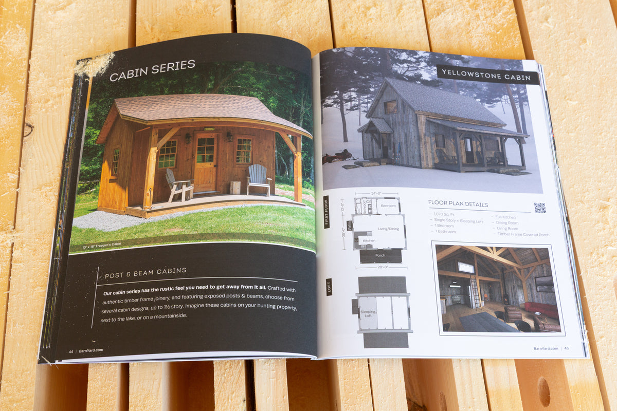 The Barn Yard Timber Frame Kit Catalog 2027