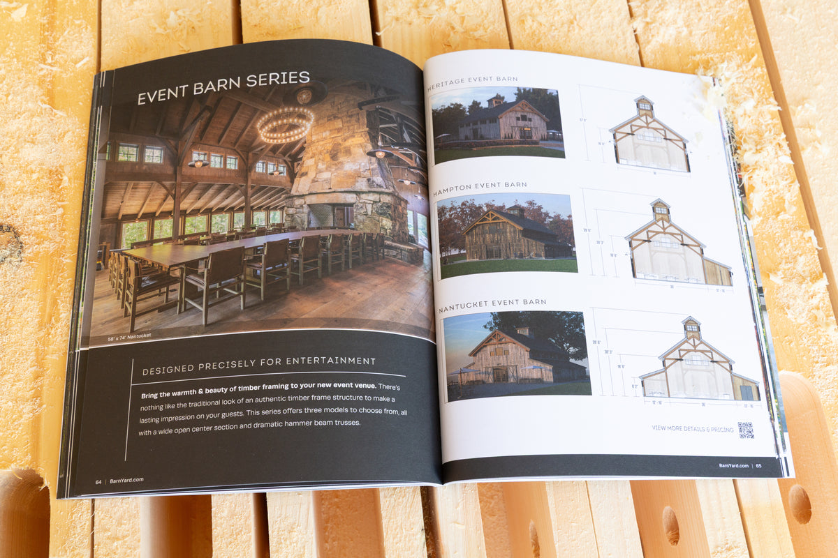 The Barn Yard Timber Frame Kit Catalog 2027
