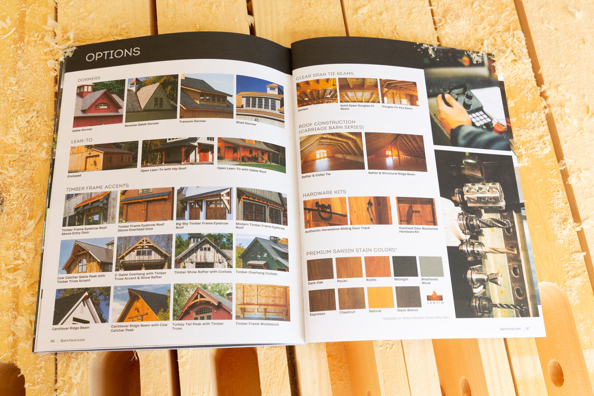 The Barn Yard Timber Frame Kit Catalog 2027