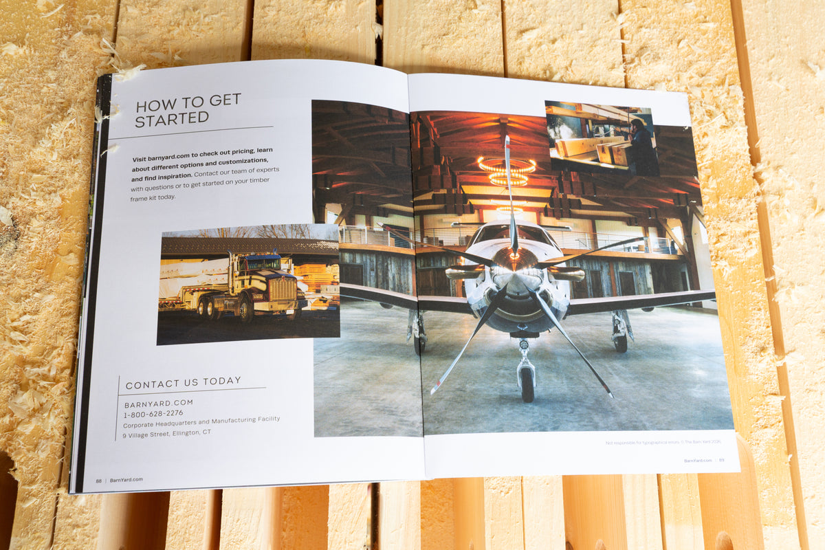 The Barn Yard Timber Frame Kit Catalog 2027